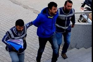 Alkol ald srada tartt arkadan ldren zanl tutukland