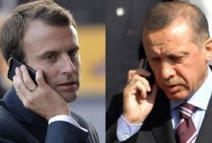 Cumhurbakan Erdoan, Macron ile grt