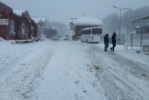 Beklenen kar snrdan giri yapt