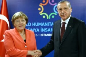 Cumhurbakan Erdoan Merkel ile grt