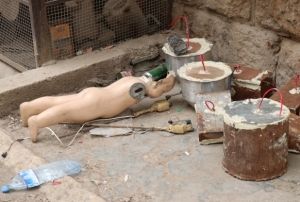 Cansz ocuk mankene el yapm patlayc dzenei kurmular