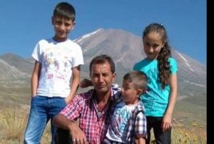 Gle uan otomobilde len baba ve 3 ocuunun son grntleri ortaya 