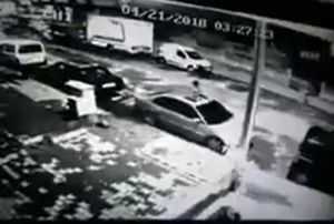 Park halindeki aracn zerine benzin dkp yakt