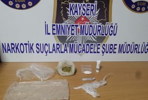 Kayseri'de uyuturucu operasyonu: 1 gzalt
