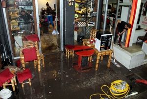 Kayseri'de yamur su basknlarna neden oldu