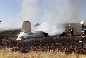 Adyaman'da eitim ua dt! Pilot hayatn kaybetti