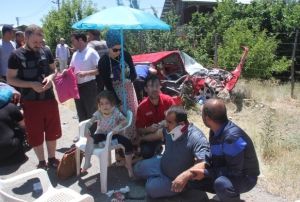 Trafik kazas: 9 yaral