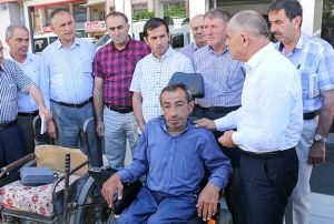 Engelli vatandan yzn Kayseri Emniyeti gldrd