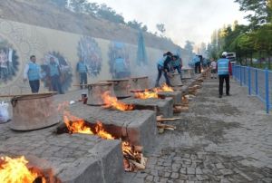 Melikgazi Belediyesi 50 kazan etli pilav ikram edecek