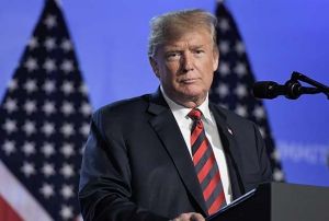 Trump NATO toplantsnda bard: 