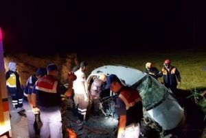  Aslanapa'da trafik kazas: 2 yaral