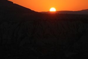 Kapadokyada balon turlar iptal edildi