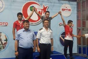 Kayserili Muhammed Akkaya, Halterde Trkiye ampiyonu Oldu