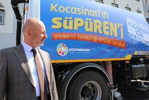 Kocasinan Belediyesi filosuna 2 temizlik arac ekledi