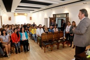 Yenilenen tarihi Tablakaya'nn ilk misafirleri Avrupa'dan