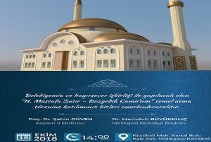 Melikgazi Belediyesinden bir camii daha