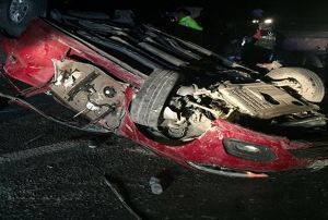 Kayseri'de otomobil takla att: 4 l