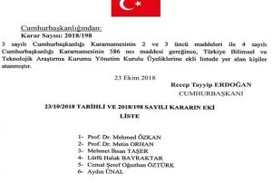 TBTAKta yeni dnem