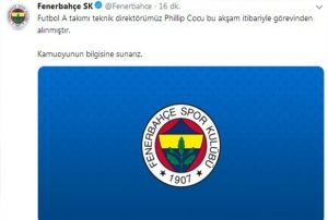 Fenerbahe'de Cocu gitti