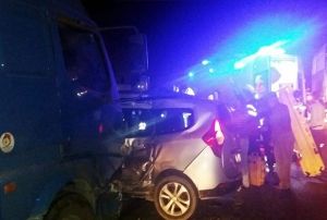 Trafik kazas: 2 l, 2 yaral