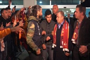 Galatasaray kafilesi Kayseri'de