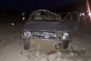 ofrnn kalp krizi geirdii otomobil takla att: 1 l, 4 yaral