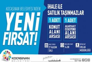 Kocasinan Belediyesi hale duyurusu