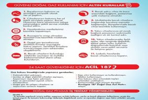 Gvenli doal gaz iin 11 altn kural