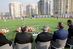 Talas'ta okullar aras futbol turnuvas