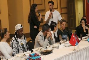 Trabzonspor, Fenerbahe ma ncesi yemekte bir araya geldi