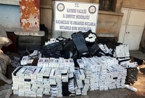 3 bin 720 paket kaak sigara ele geirildi