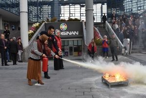 Kocasinan'da yangn tatbikat gereini aratmad