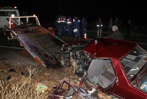 Trafik Kazas: 2 l, 2 yaral