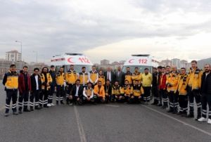 112 ekipleri vatandan imdadna yetimek iin eitimlerini srdryor