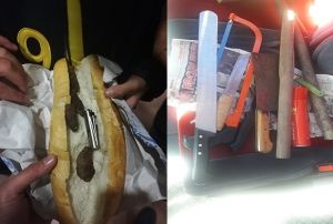 Holiganlar 11 araca zarar vermi