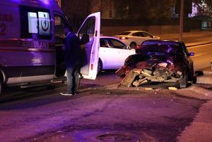 Trafik  Kazas: 2 yaral