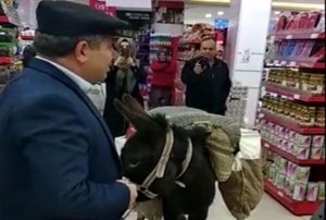 Markette eekli protestoya 4 bin lira ceza
