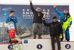  Snowkite Dnya Kupas Erciyes'te yapld