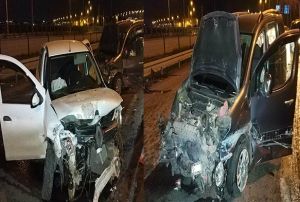 Trafik kazas: 6 yaral