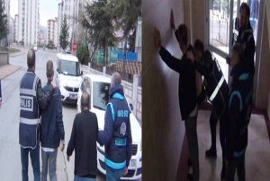 Kayseri'de aranan ahslara dzenlenen operasyonda 43 gzalt