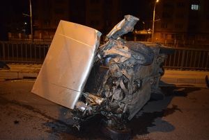 Daysndan izinsiz ald ara ile kaza yapt: 1 yaral