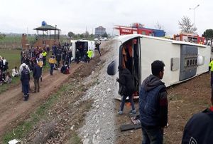 Otobs kazasnda yaral says 34e ykseldi