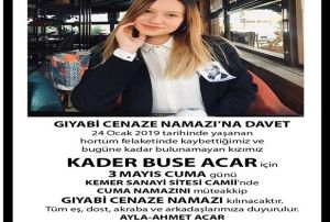 Kayp Buse iin en ac davet