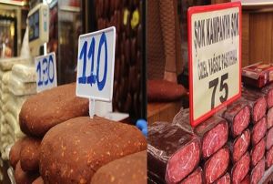 Pastrma ve sucuk fiyatlar artt