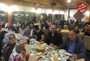 Kayseride yaayan Karadenizliler  iftar sofrasnda bir araya geldiler