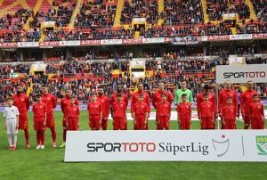 Kayserispor 41'de kald