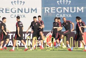  A Milli Takm, Antalya kampnda ilk antrenmana kt