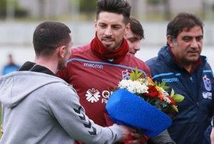 Trabzonspor kaptan Sosa ile grecek
