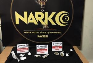 Kayseri'de uyuturucu operasyonunda 12 ahs yakaland