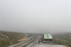 Erciyes'te youn sis etkili oldu